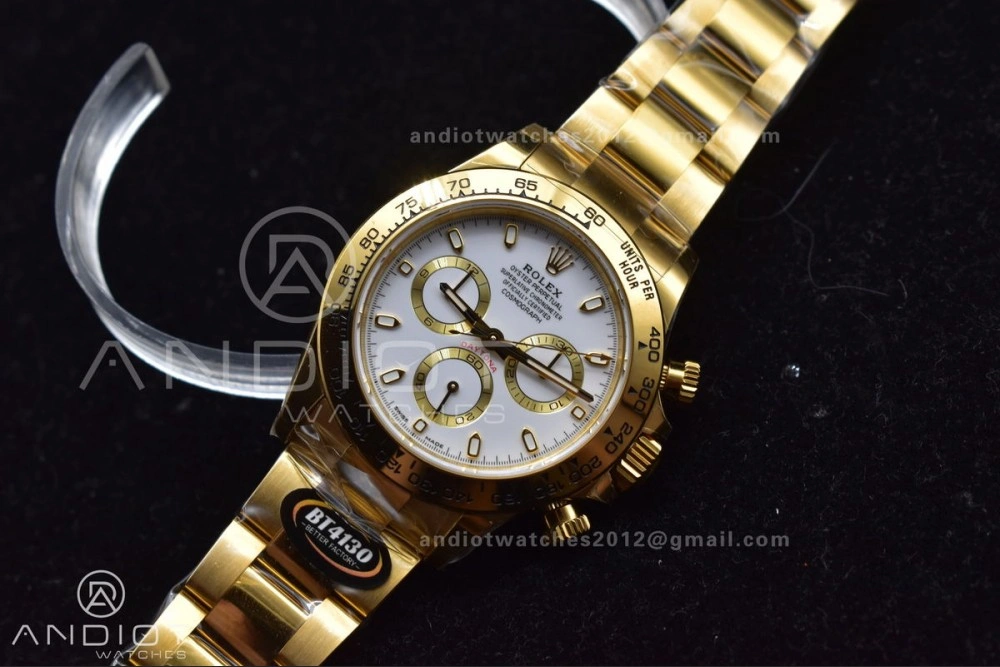 Daytona 116508 BTF 1:1 Best Edition White Dial on YG Bracelet SA TravelReady 743