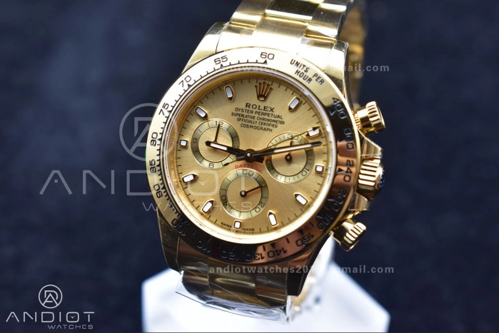 Daytona 116508 BTF 1:1 Best Edition YG Dial on YG Bracelet SA Lightweight 747