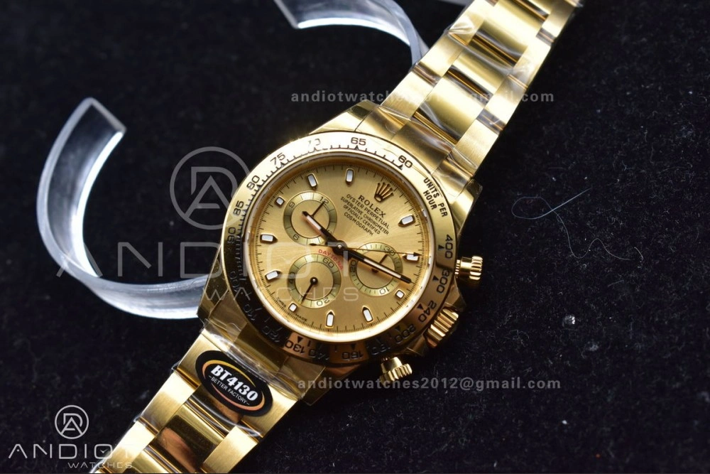 Daytona 116508 BTF 1:1 Best Edition YG Dial on YG Bracelet SA Lightweight 747