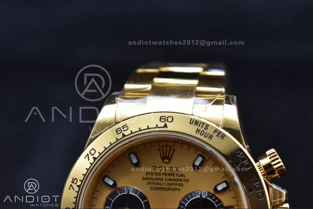Casual Daytona 116508 BTF 1:1 Best Edition YG Black Dial on YG Bracelet SA 761
