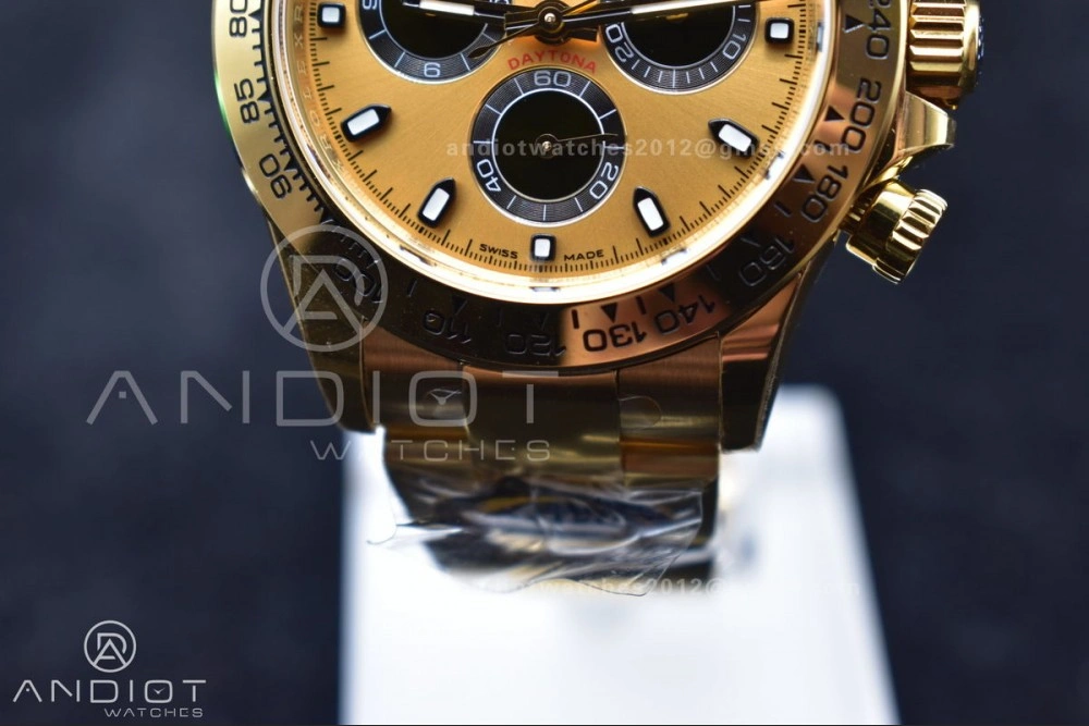 Casual Daytona 116508 BTF 1:1 Best Edition YG Black Dial on YG Bracelet SA 761