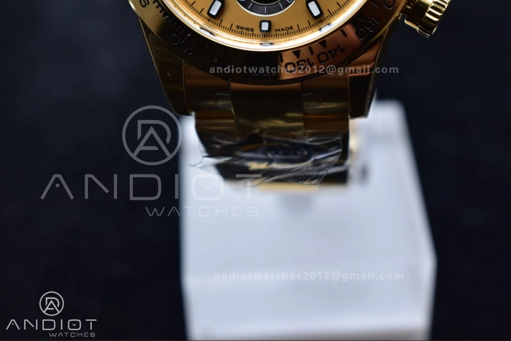 Casual Daytona 116508 BTF 1:1 Best Edition YG Black Dial on YG Bracelet SA 761