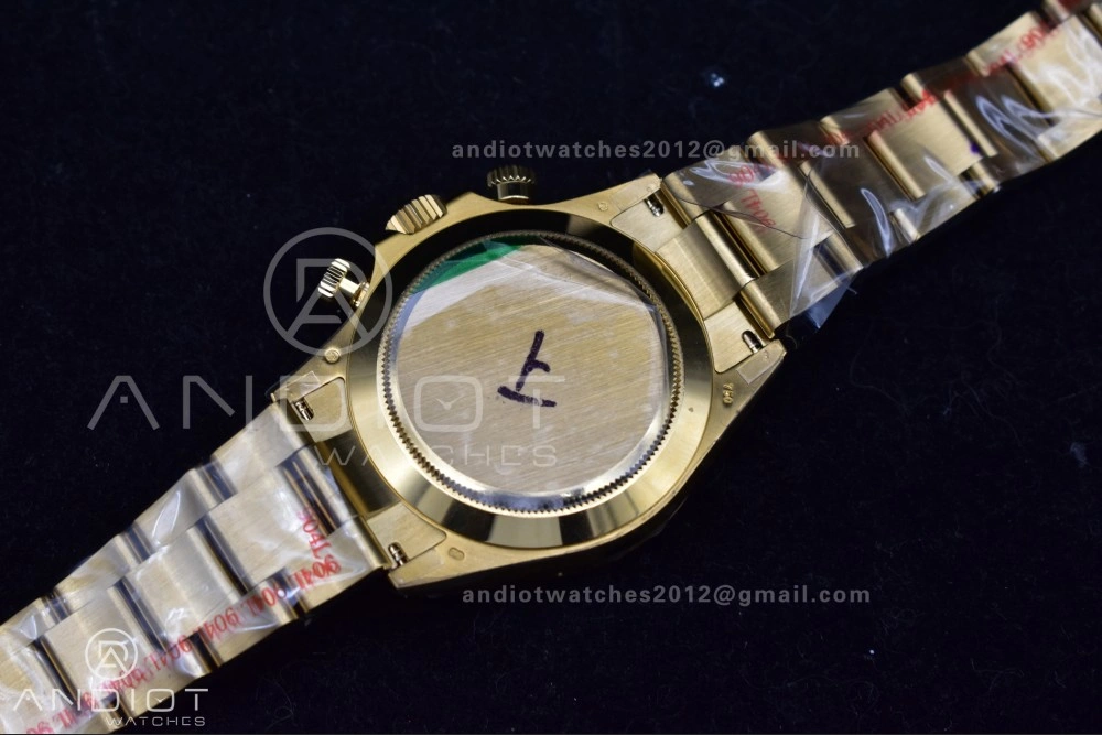 Upgraded Daytona 116508 QF 1:1 Best Edition Black Diamonds Dial on YG Bracelet SH4130 V 746