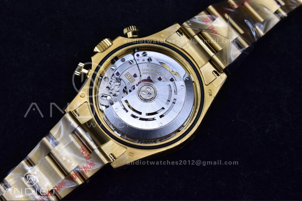 Upgraded Daytona 116508 QF 1:1 Best Edition Black Diamonds Dial on YG Bracelet SH4130 V 746