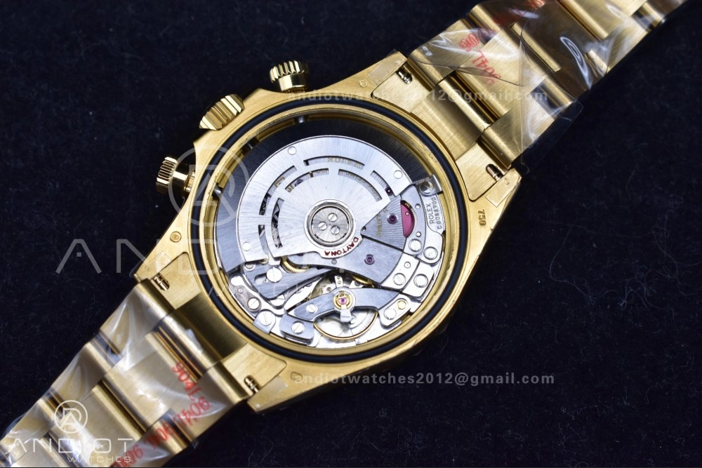 Upgraded Daytona 116508 QF 1:1 Best Edition Black Diamonds Dial on YG Bracelet SH4130 V 746