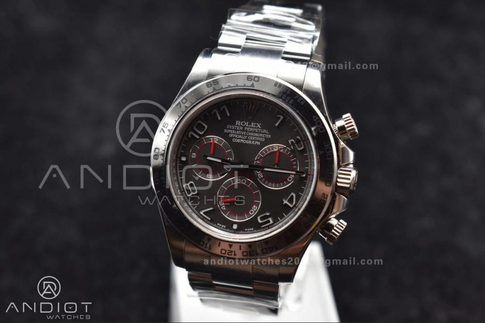 Daytona 116509 Clean 1:1 Best Edition Gray Dial Arabic Markers on SS Bracelet SA4130 V SunProtective 742