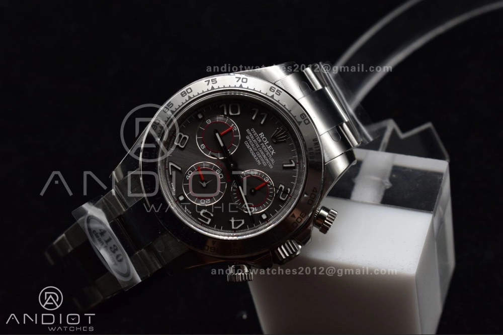 Daytona 116509 Clean 1:1 Best Edition Gray Dial Arabic Markers on SS Bracelet SA4130 V SunProtective 742