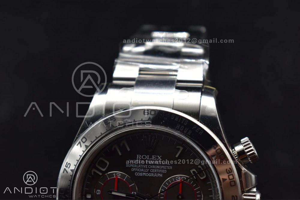 Daytona 116509 Clean 1:1 Best Edition Gray Dial Arabic Markers on SS Bracelet SA4130 V SunProtective 742