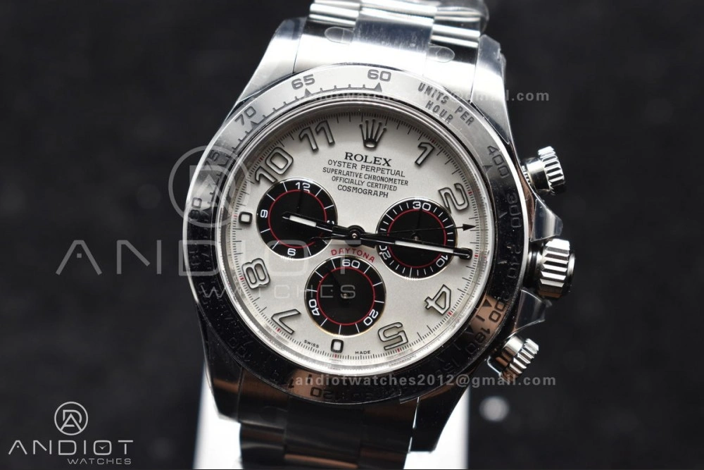 Daytona 116509 Clean 1:1 Best Edition White Dial Arabic Markers on SS Bracelet SA4130 V Neat 744