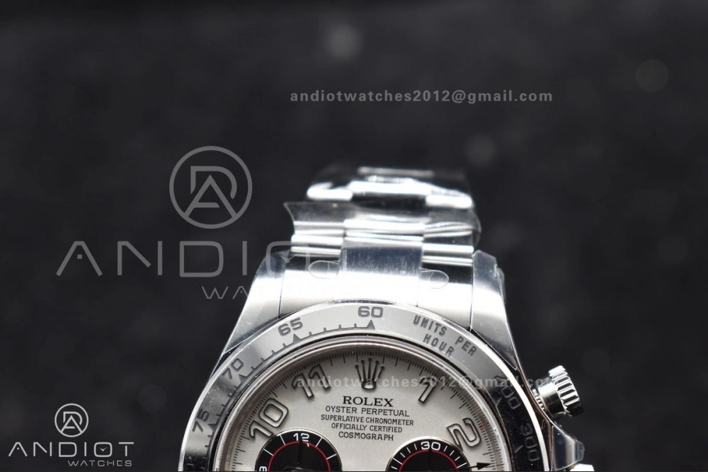 Daytona 116509 Clean 1:1 Best Edition White Dial Arabic Markers on SS Bracelet SA4130 V Neat 744