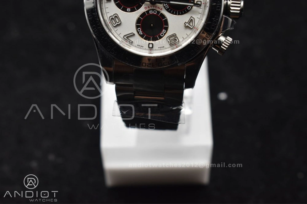 Daytona 116509 Clean 1:1 Best Edition White Dial Arabic Markers on SS Bracelet SA4130 V Neat 744