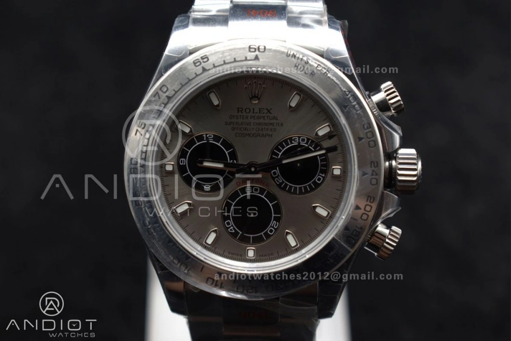 SoftTouch Daytona 116509 QF 1:1 Best Edition Grey Dial on SS Bracelet SA 756