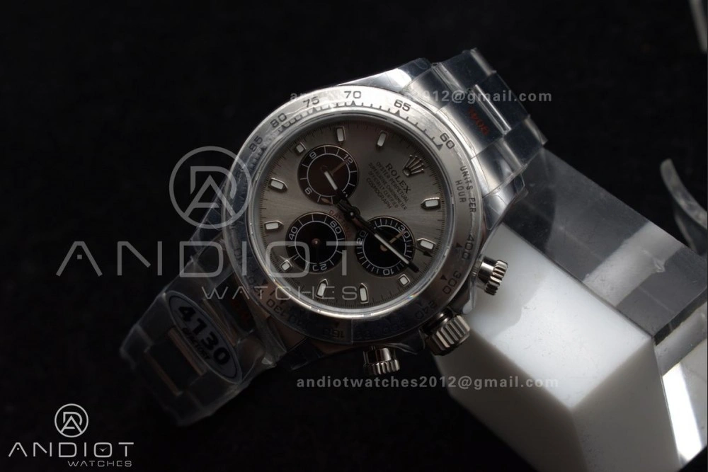 SoftTouch Daytona 116509 QF 1:1 Best Edition Grey Dial on SS Bracelet SA 756