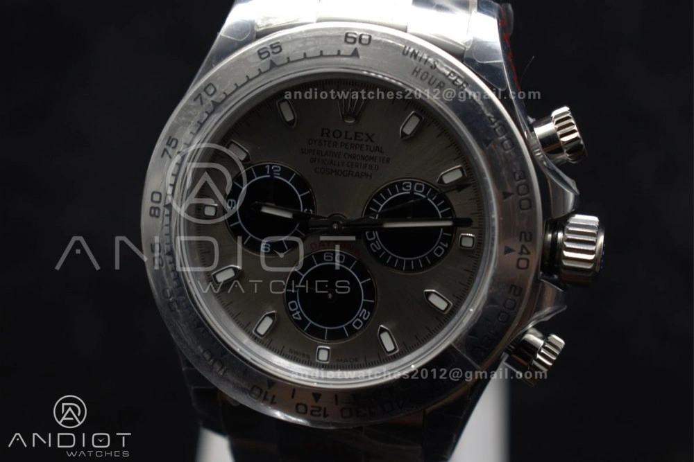 SoftTouch Daytona 116509 QF 1:1 Best Edition Grey Dial on SS Bracelet SA 756