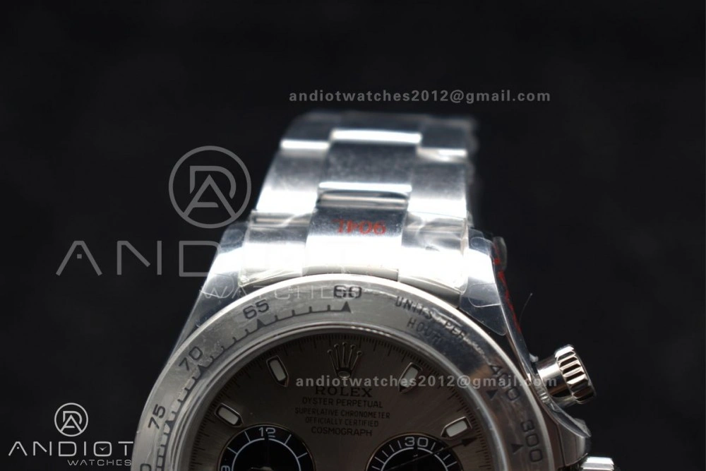 SoftTouch Daytona 116509 QF 1:1 Best Edition Grey Dial on SS Bracelet SA 756