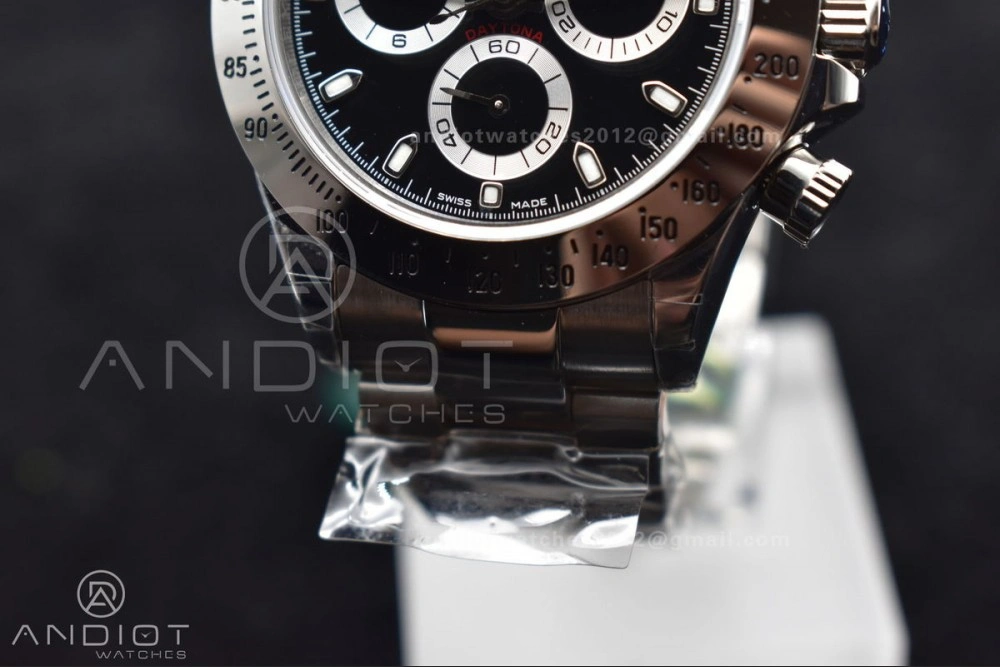Refined Daytona 116509 WF 1:1 Best Edition Black Diamonds Dial on SS Bracelet A 752