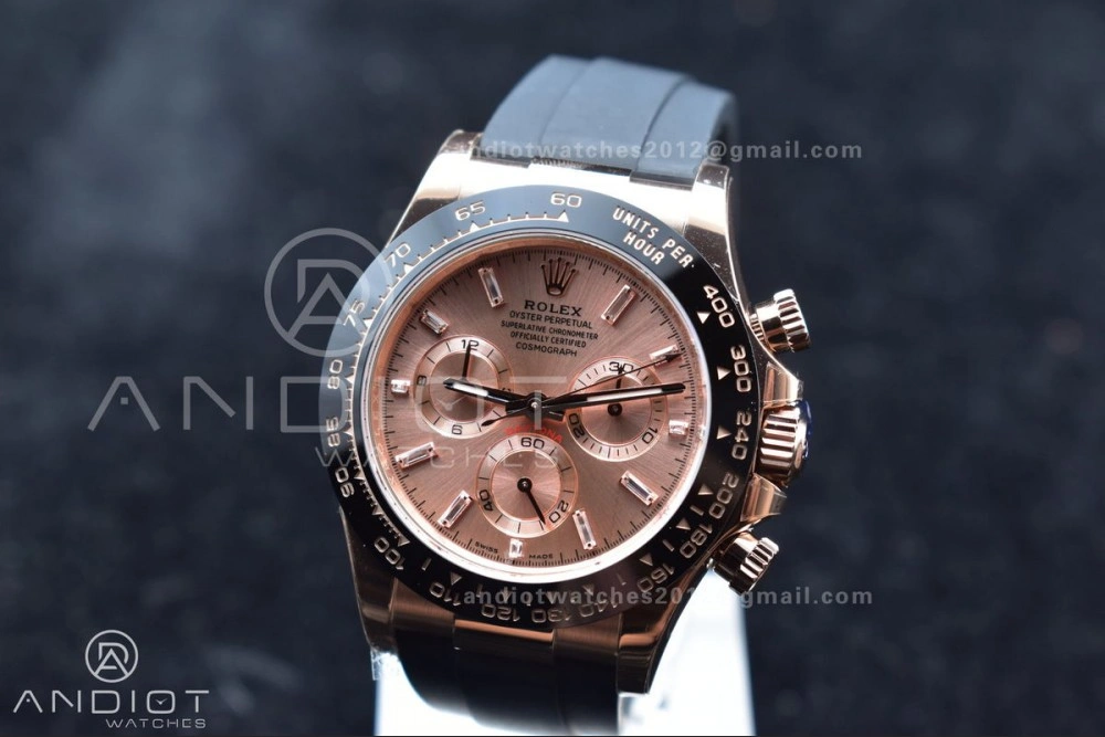 Daytona 116515 BTF 1:1 Best Edition RG Dial on Oysterflex Rubber Strap SA TimelessDesign 763