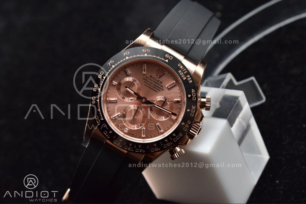 Daytona 116515 BTF 1:1 Best Edition RG Dial on Oysterflex Rubber Strap SA TimelessDesign 763
