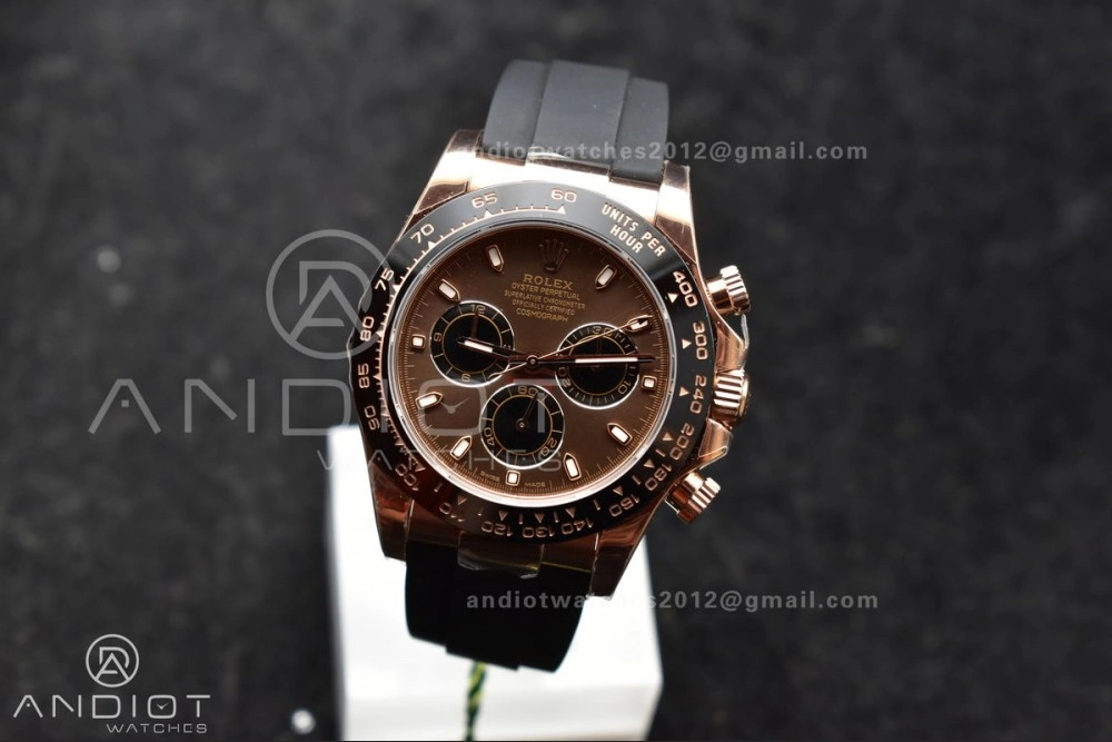 StreetReady Daytona 116515 LN ZF 1:1 Best Edition Chocolate Black Dial on Oyster-flex Strap SH4130 (Gain Weight) 749