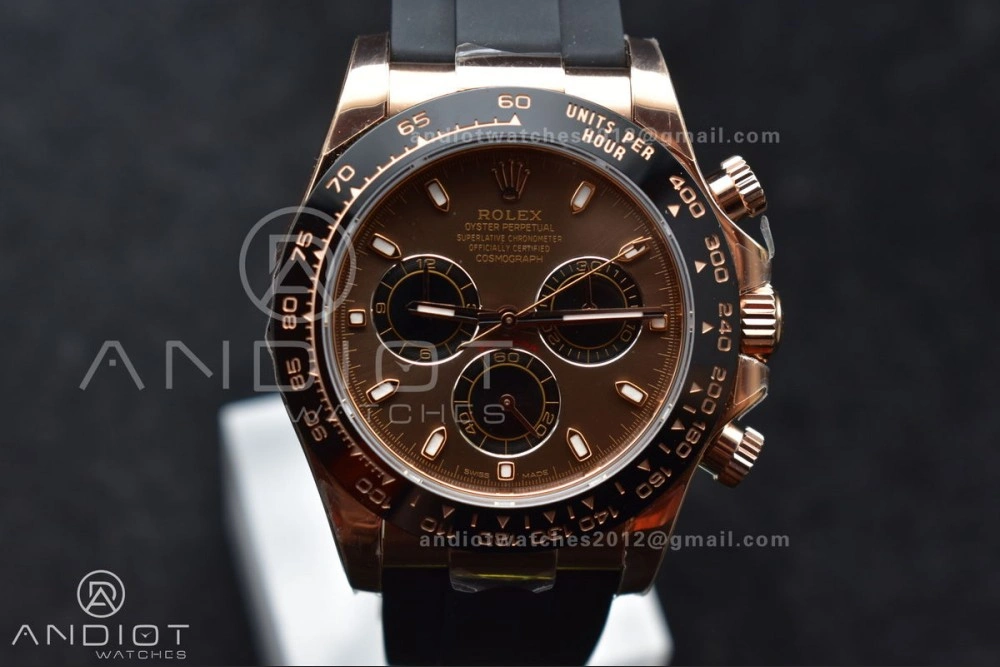 StreetReady Daytona 116515 LN ZF 1:1 Best Edition Chocolate Black Dial on Oyster-flex Strap SH4130 (Gain Weight) 749