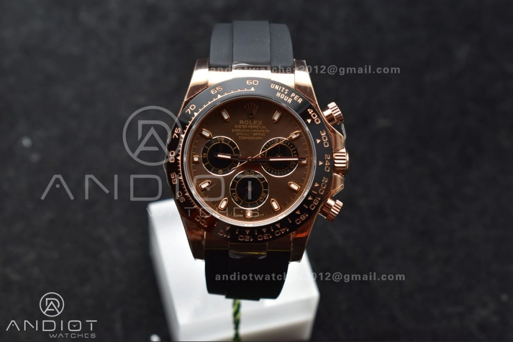 StreetReady Daytona 116515 LN ZF 1:1 Best Edition Chocolate Black Dial on Oyster-flex Strap SH4130 (Gain Weight) 749