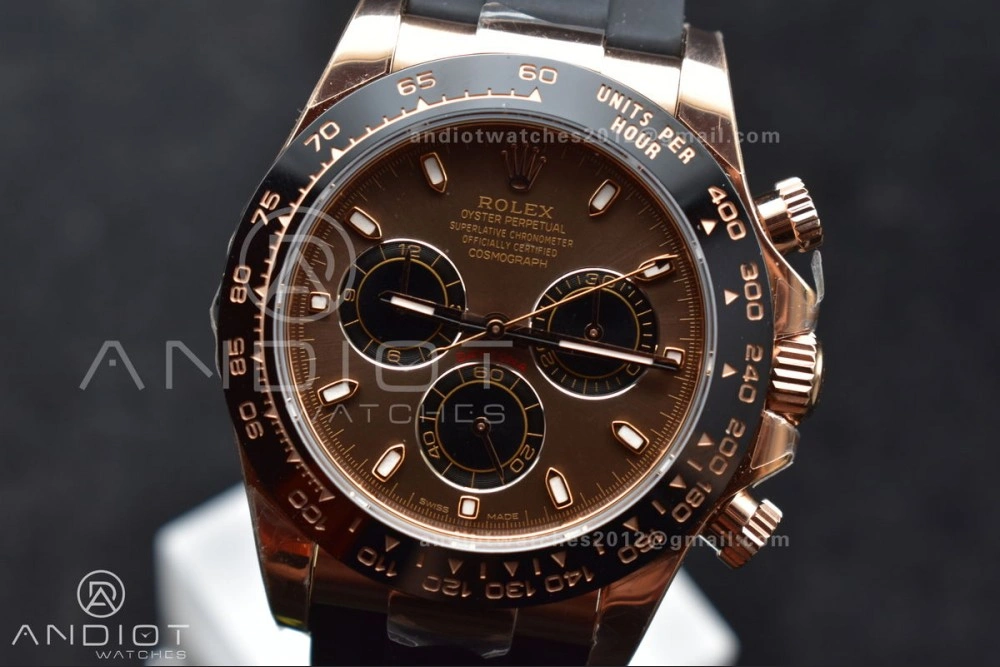 StreetReady Daytona 116515 LN ZF 1:1 Best Edition Chocolate Black Dial on Oyster-flex Strap SH4130 (Gain Weight) 749