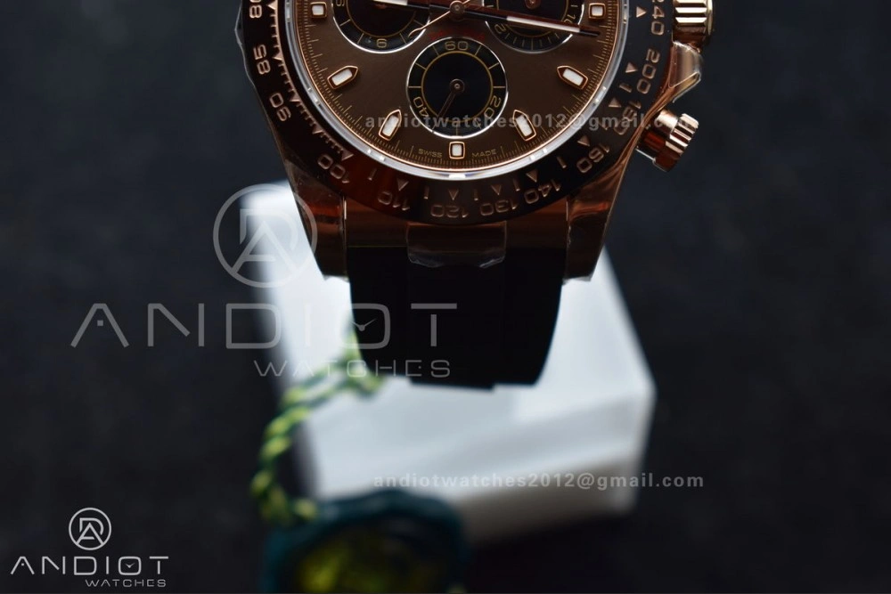 StreetReady Daytona 116515 LN ZF 1:1 Best Edition Chocolate Black Dial on Oyster-flex Strap SH4130 (Gain Weight) 749