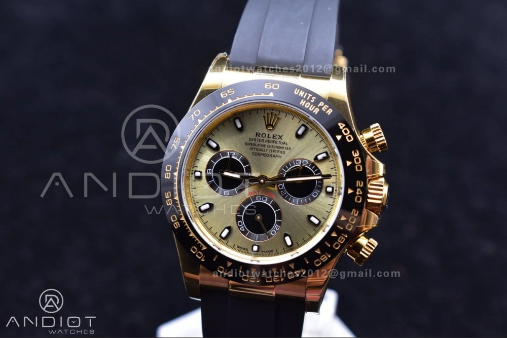 Daytona 116518 BTF 1:1 Best Edition Black Diamonds Dial On Oysterflex Rubber Strap SA4130 V Tailored 769