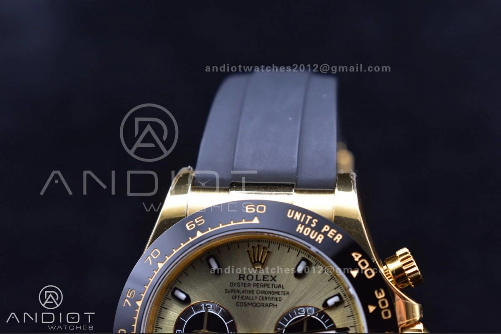 Daytona 116518 BTF 1:1 Best Edition Black Diamonds Dial On Oysterflex Rubber Strap SA4130 V Tailored 769