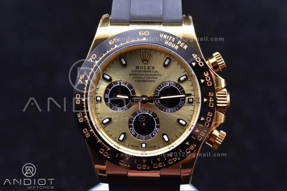 Daytona 116518 BTF 1:1 Best Edition Black Diamonds Dial On Oysterflex Rubber Strap SA4130 V Tailored 769
