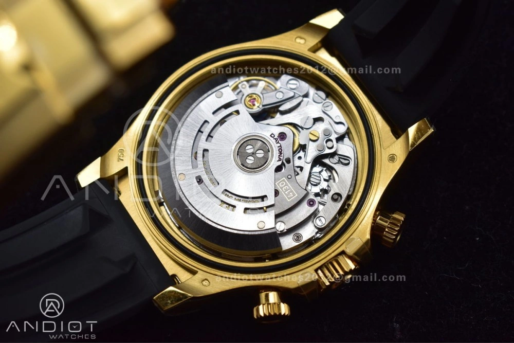 Trendy Daytona 116518 BTF 1:1 Best Edition YG Lume Dial on Oysterflex Rubber Strap SA 764