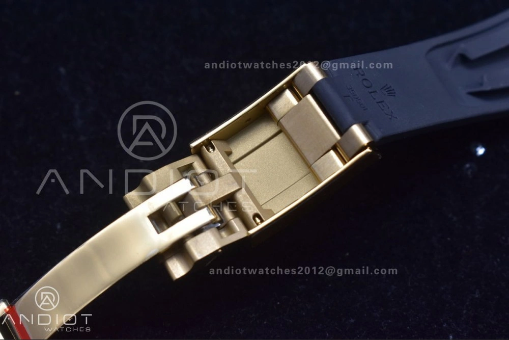 Daytona 116518 Clean 1:1 Best Edition Black Diamonds Dial on Oysterflex Rubber Strap SA4130 V WellDesigned 416