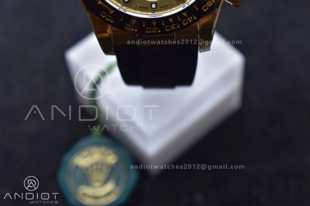 Snug Daytona 116518 LN ZF 1:1 Best Edition YG Black Dial on Oyster-flex Strap SH4130 (Gain Weight) 770