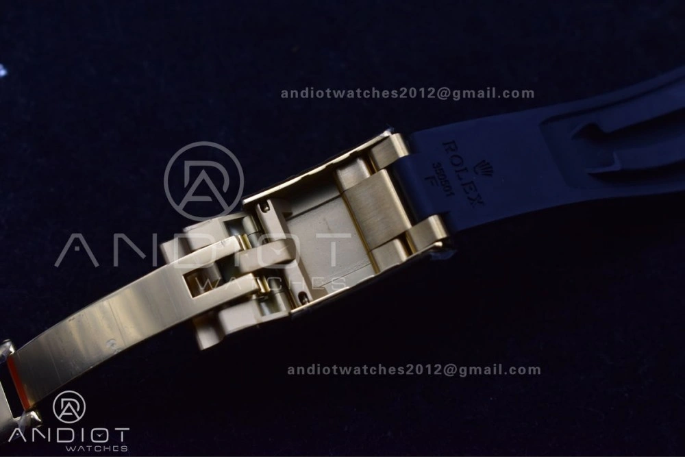Snug Daytona 116518 LN ZF 1:1 Best Edition YG Black Dial on Oyster-flex Strap SH4130 (Gain Weight) 770