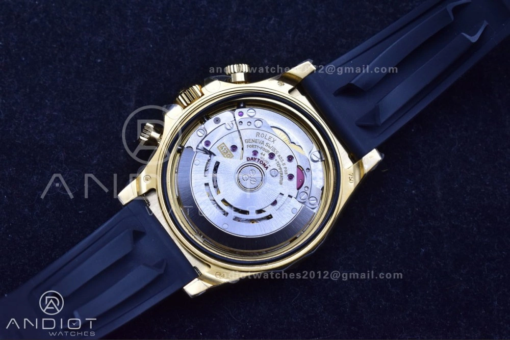 Snug Daytona 116518 LN ZF 1:1 Best Edition YG Black Dial on Oyster-flex Strap SH4130 (Gain Weight) 770