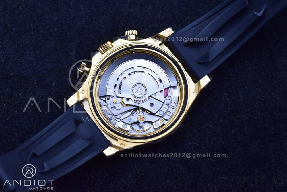 Snug Daytona 116518 LN ZF 1:1 Best Edition YG Black Dial on Oyster-flex Strap SH4130 (Gain Weight) 770