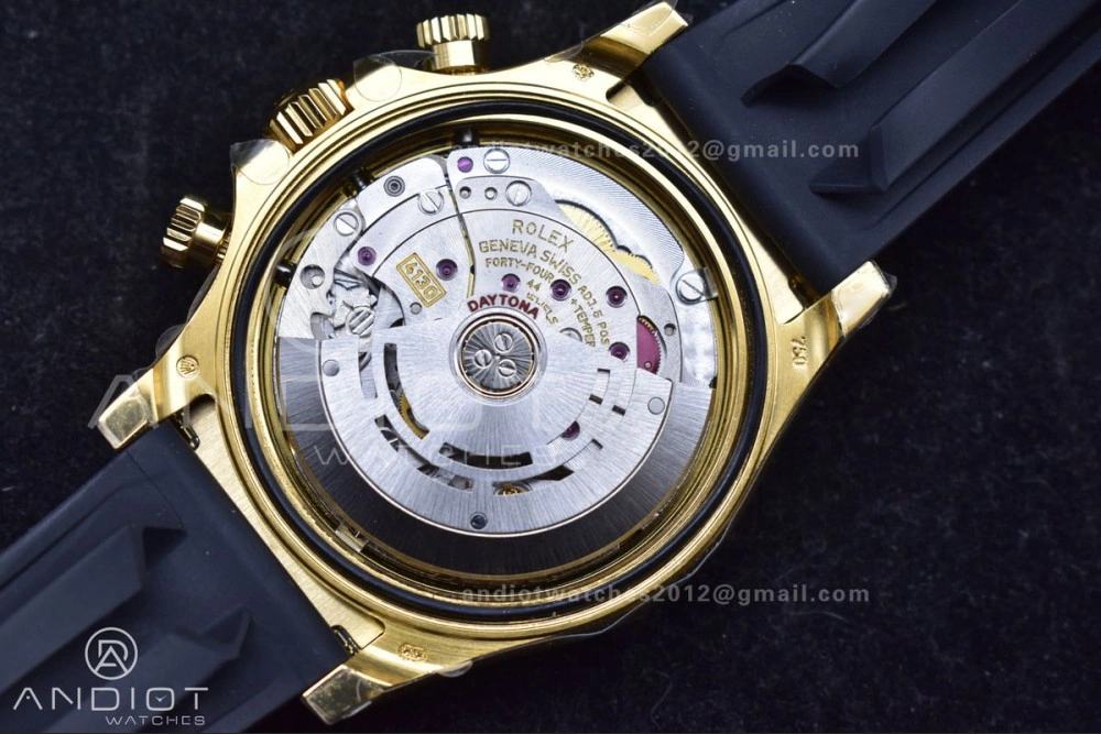 Snug Daytona 116518 LN ZF 1:1 Best Edition YG Black Dial on Oyster-flex Strap SH4130 (Gain Weight) 770