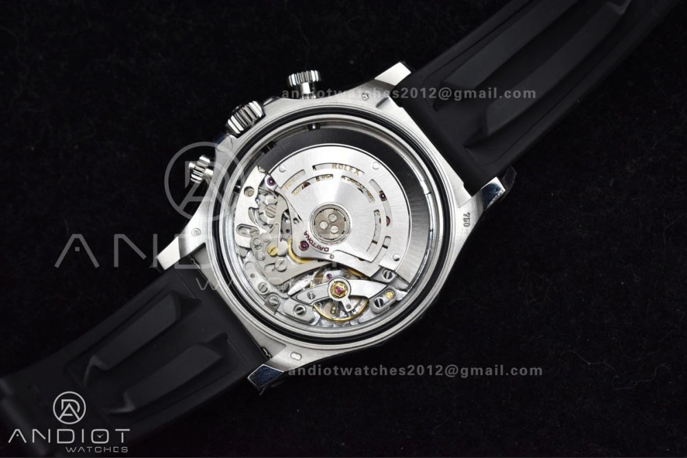 Daytona 116519 BTF 1:1 Best Edition Black Diamonds Dial on Oysterflex Rubber Strap SA Modern 768