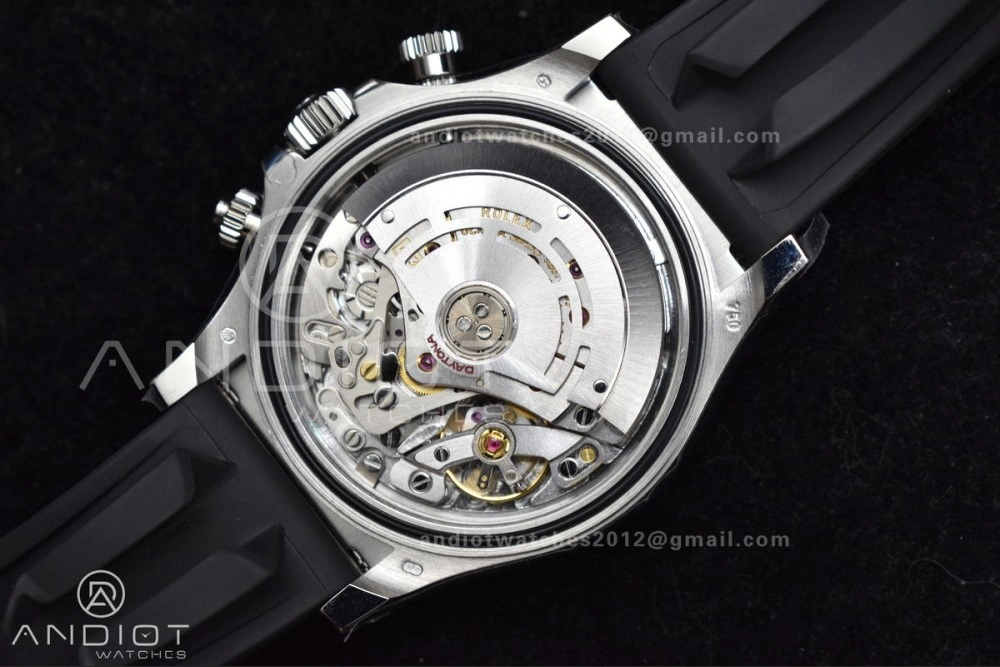 Daytona 116519 BTF 1:1 Best Edition Black Diamonds Dial on Oysterflex Rubber Strap SA Modern 768