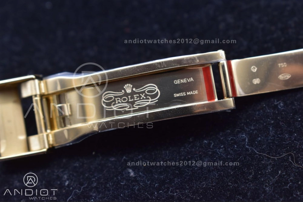 Daytona 116519 Clean 1:1 Best Edition 904L SS Case Gold Black Dial On Rubber Strap SA4130 V OdorResistant 419