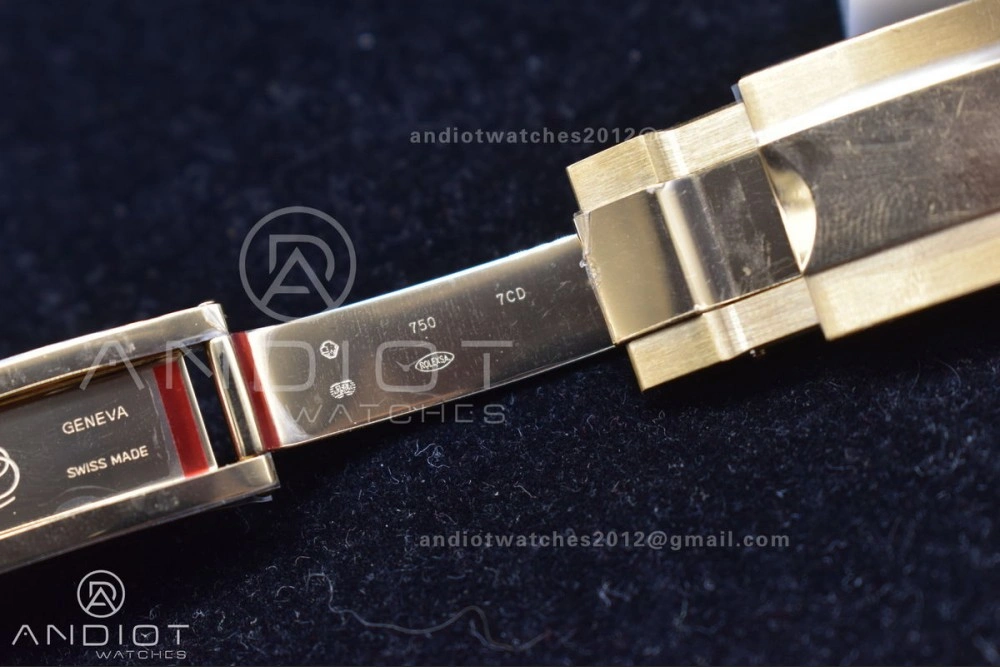 Daytona 116519 Clean 1:1 Best Edition 904L SS Case Gold Black Dial On Rubber Strap SA4130 V OdorResistant 419