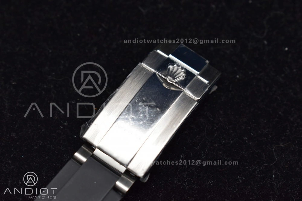 Affordable Daytona 116519 Clean 1:1 Best Edition 904L SS Case Silver Black Dial on Rubber Strap SA4130 V 414