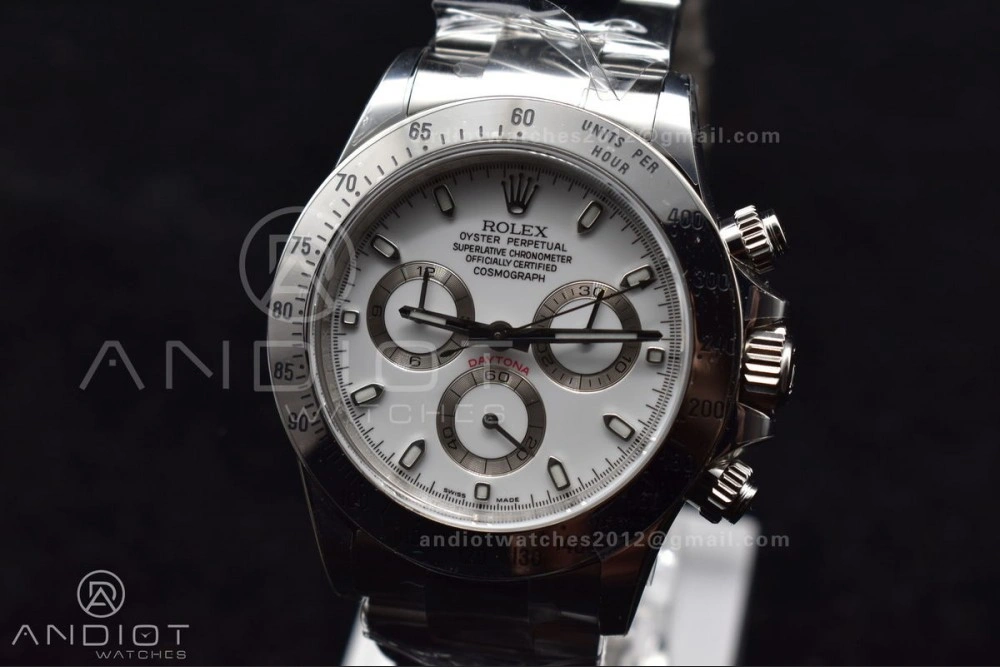 Sophisticated Daytona 116520 Clean 1:1 Best Edition 904L SS Case and Bracelet White Dial SA4130 V 774