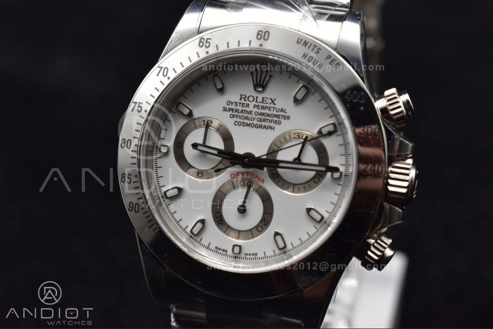 Sophisticated Daytona 116520 Clean 1:1 Best Edition 904L SS Case and Bracelet White Dial SA4130 V 774