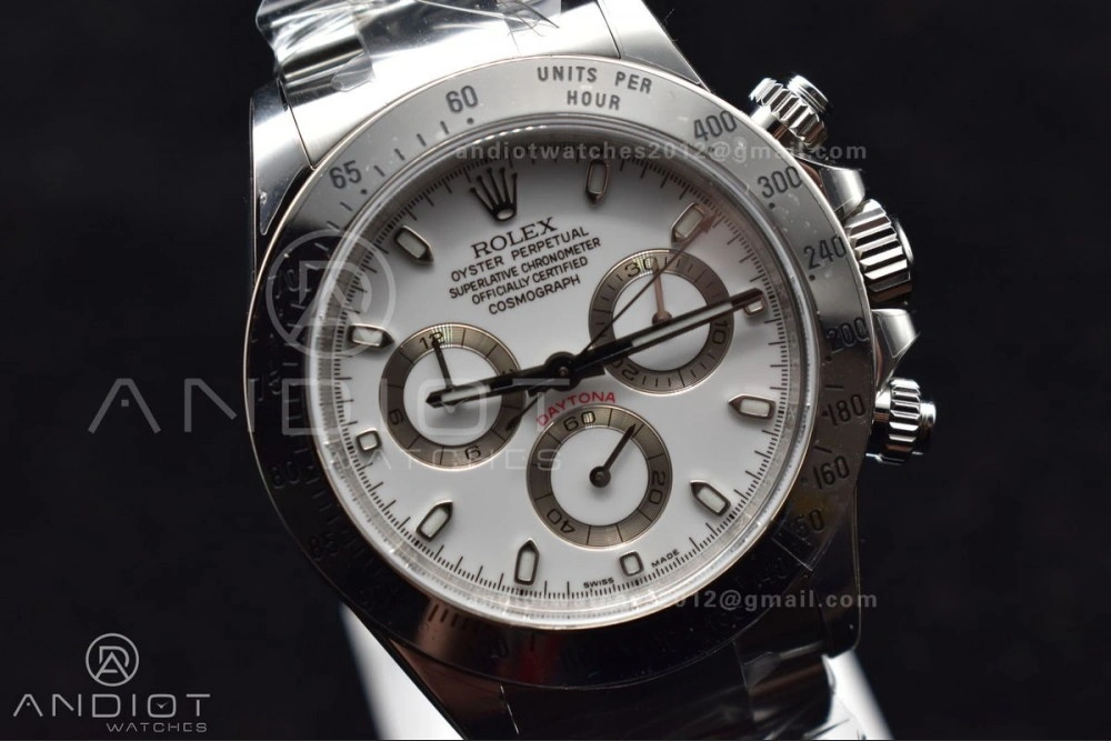Sophisticated Daytona 116520 Clean 1:1 Best Edition 904L SS Case and Bracelet White Dial SA4130 V 774