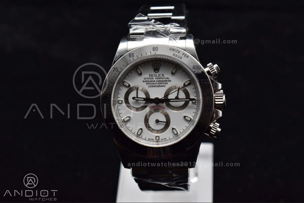 Sophisticated Daytona 116520 Clean 1:1 Best Edition 904L SS Case and Bracelet White Dial SA4130 V 774