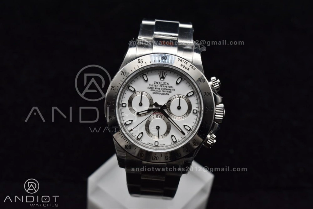 FastDry Daytona 116520 QF 1:1 Best Edition White Dial on SS Bracelet SA4130 V 771