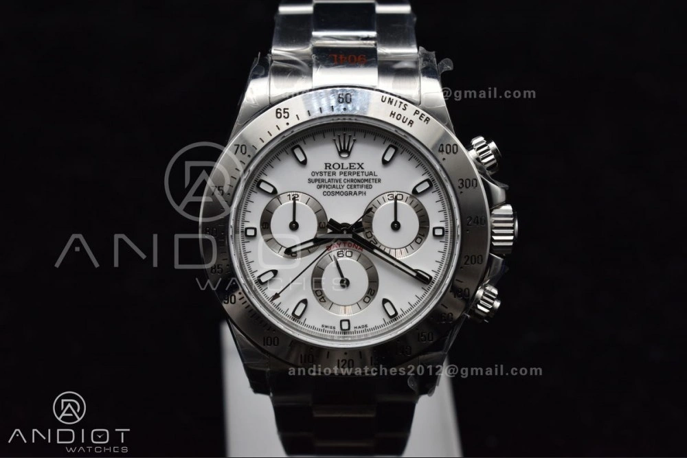 FastDry Daytona 116520 QF 1:1 Best Edition White Dial on SS Bracelet SA4130 V 771