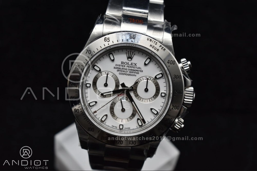 FastDry Daytona 116520 QF 1:1 Best Edition White Dial on SS Bracelet SA4130 V 771