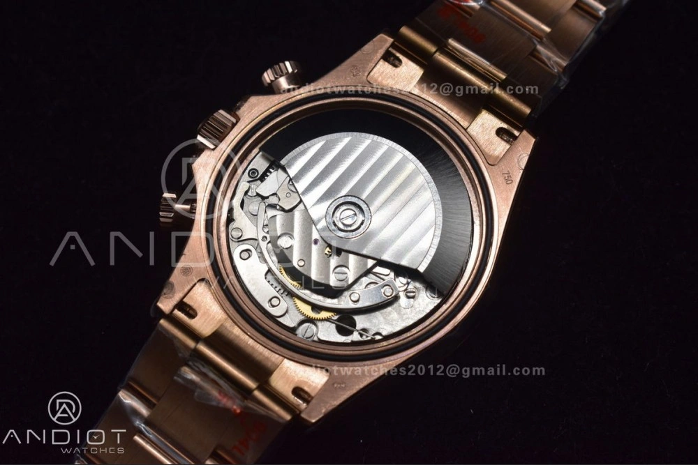 Daytona 116595RBOW RG Rainbow Crystal TWF Best Edition Black Dial on YG Bracelet A Youthful 428